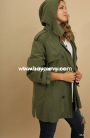 Ot-K Umgee Olive Double Breasted Sale! Outerwear