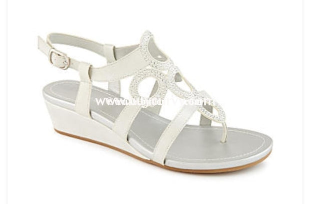 Shoes-Pesaro Silver With Diamond Accents Sale! Shoes