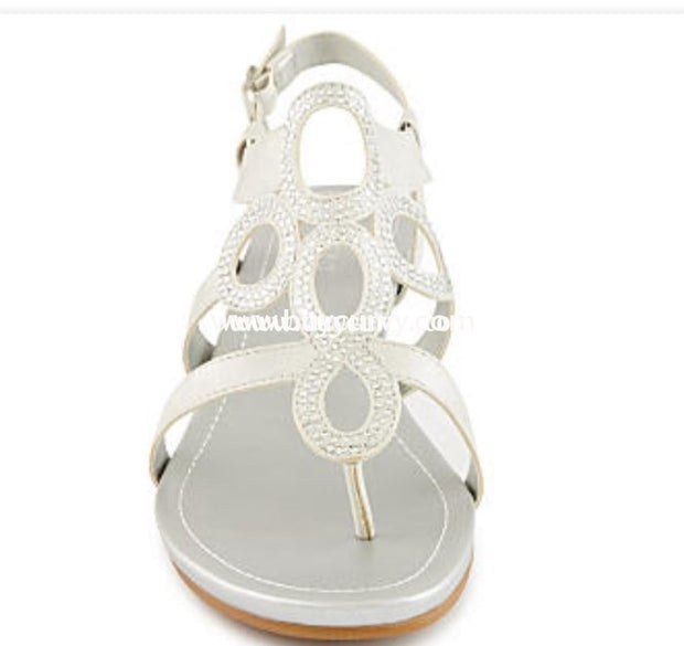Shoes-Pesaro Silver With Diamond Accents Sale! Shoes