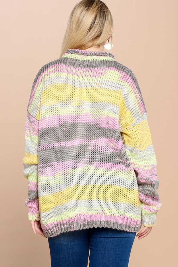 CP-X {Thanks To U} Knit Sweater ***FLASH SALE***with Yellow/Pink Colors