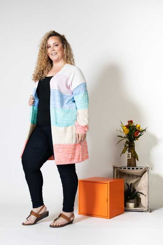 OT-H {All For Fun} Sherbet Combo Soft Cardigan Pockets SALE!!