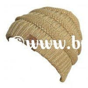 Hat-Original Style C.c. Beanie~ Gold Metallic Hats