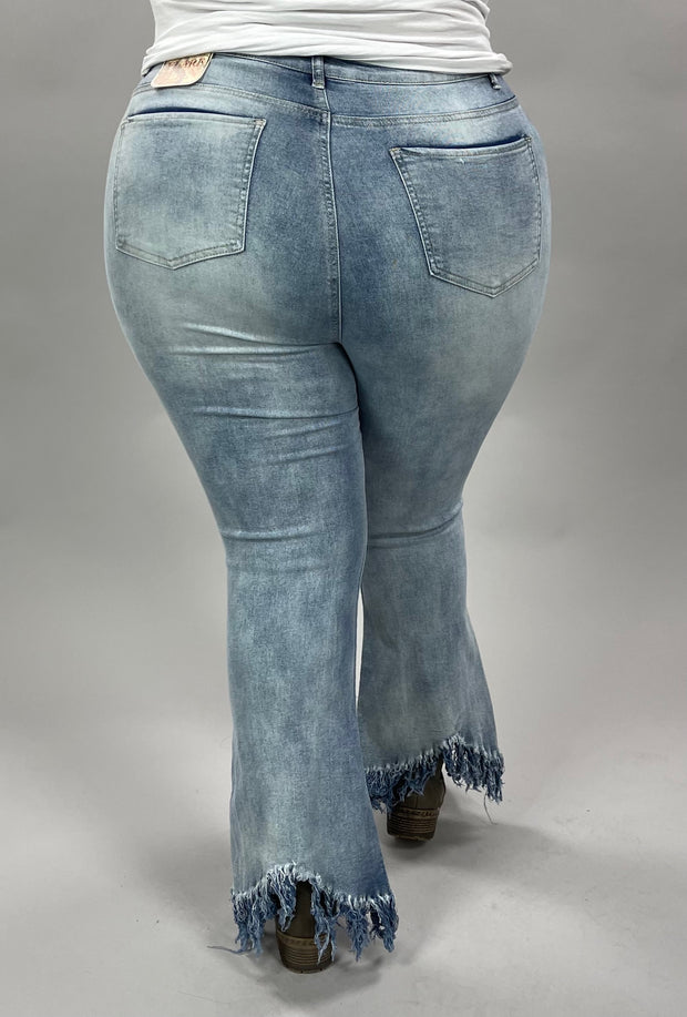 BT-Q {ELITE} Denim Distressed Jeans With Holes