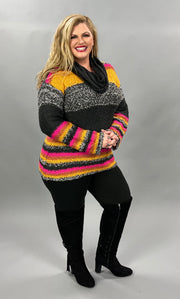CP-P {Inside Edition}  ***FLASH SALE!! "UMGEE" Knit Cowl Neck Sweater