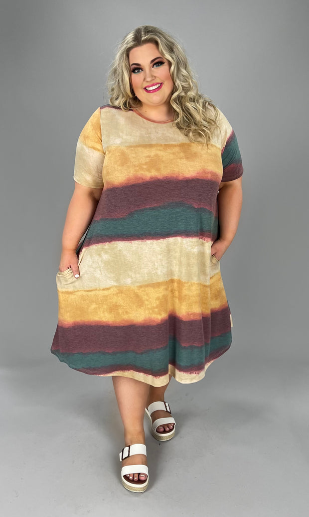99 PSS-N {Desert Rainbow} ***SALE***Multi-Color Printed Dress EXTENDED PLUS SIZE 3X 4X 5X