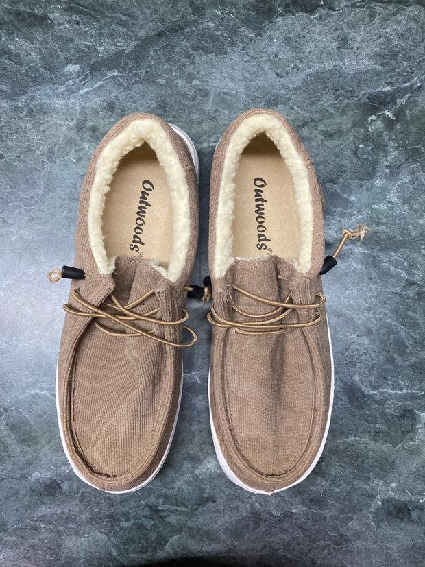 SHOES {Outwoods} Taupe Slip On Shoes