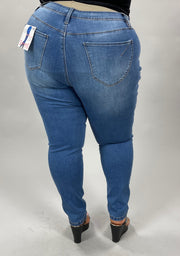 BT-W {YMI Slim-Hers} Dark High Rise Skinny Jeans