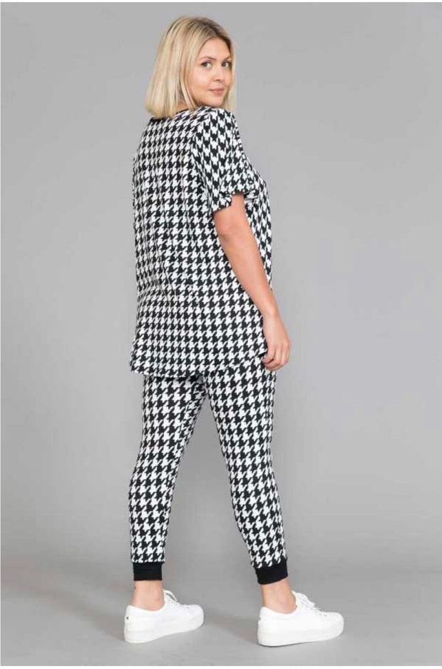 18 Set-A {In The Groove} ***SALE***Houndstooth Lounge Wear EXTENDED PLUS SIZE 4X 5X 6X