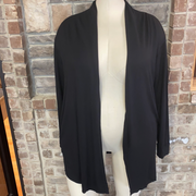 22 OT-A {Planned For This}  ***SALE***Black Cardigan PLUS SIZE XL 2X 3X