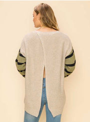 34 OR 36 PLS-A {Moments Like These} ***FLASH SALE***Beige Sweater PLUS SIZE 1X/2X  2X/3X
