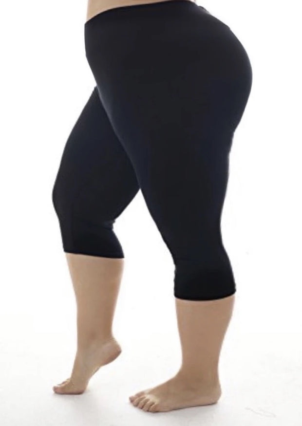 LEG-K & 15  {Lost In Thought} Black Buttersoft Leggings EXTENDED PLUS SIZE 3X/5X