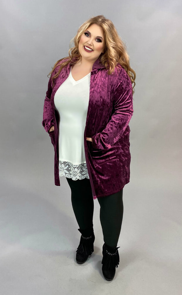 OT-O {Wow That’s Gorgeous} Soft Velvet ***FLASH SALE***with Hood