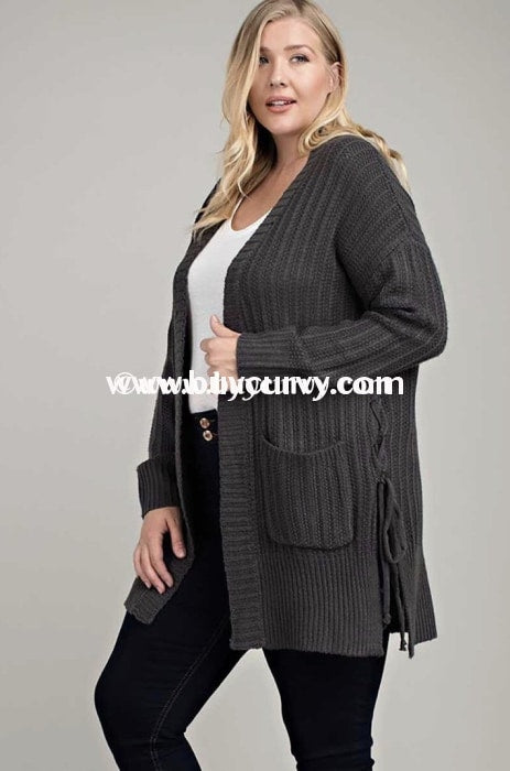 Ot-J {Very Impressive} Grey Cardi With Pockets Sale!! Outerwear
