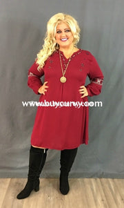 Sd-V Burgundy With Beaded & Embroidery Detail Sale! Solid With