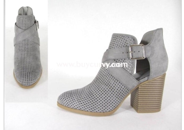 Shoes Timberwolf Suede Booties W/ Side-Cut & Buckle Detail Sale! Shoes